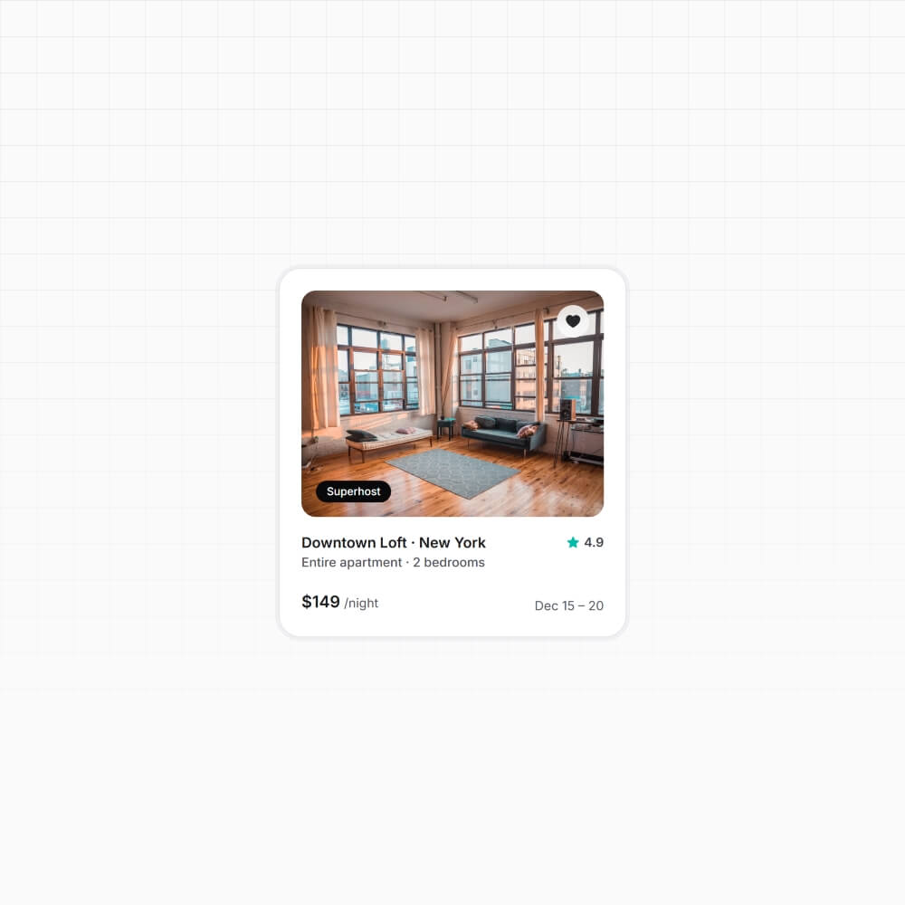 Property Listing Card