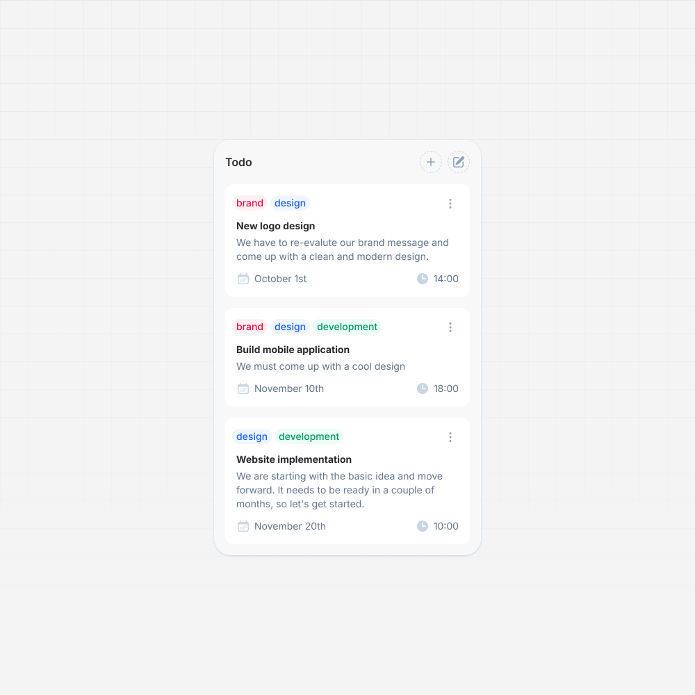 Kanban Board List