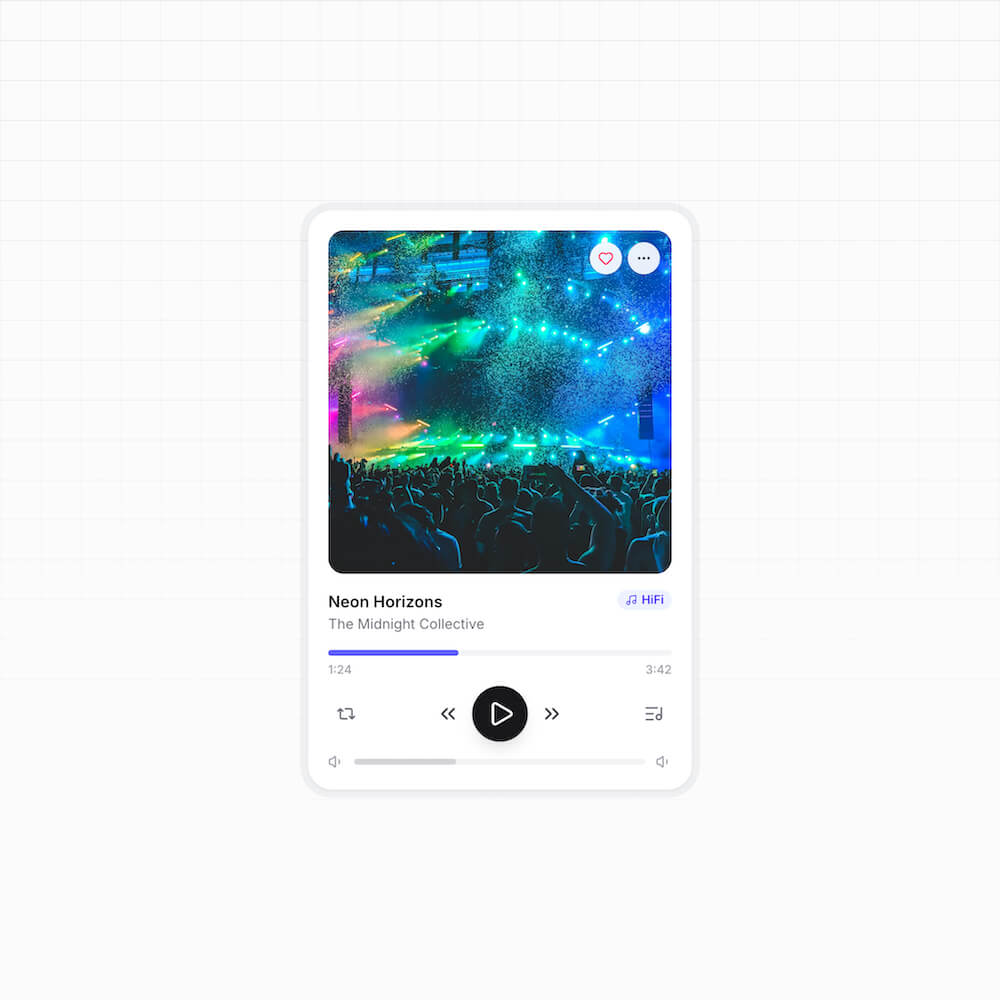 Music Player Card