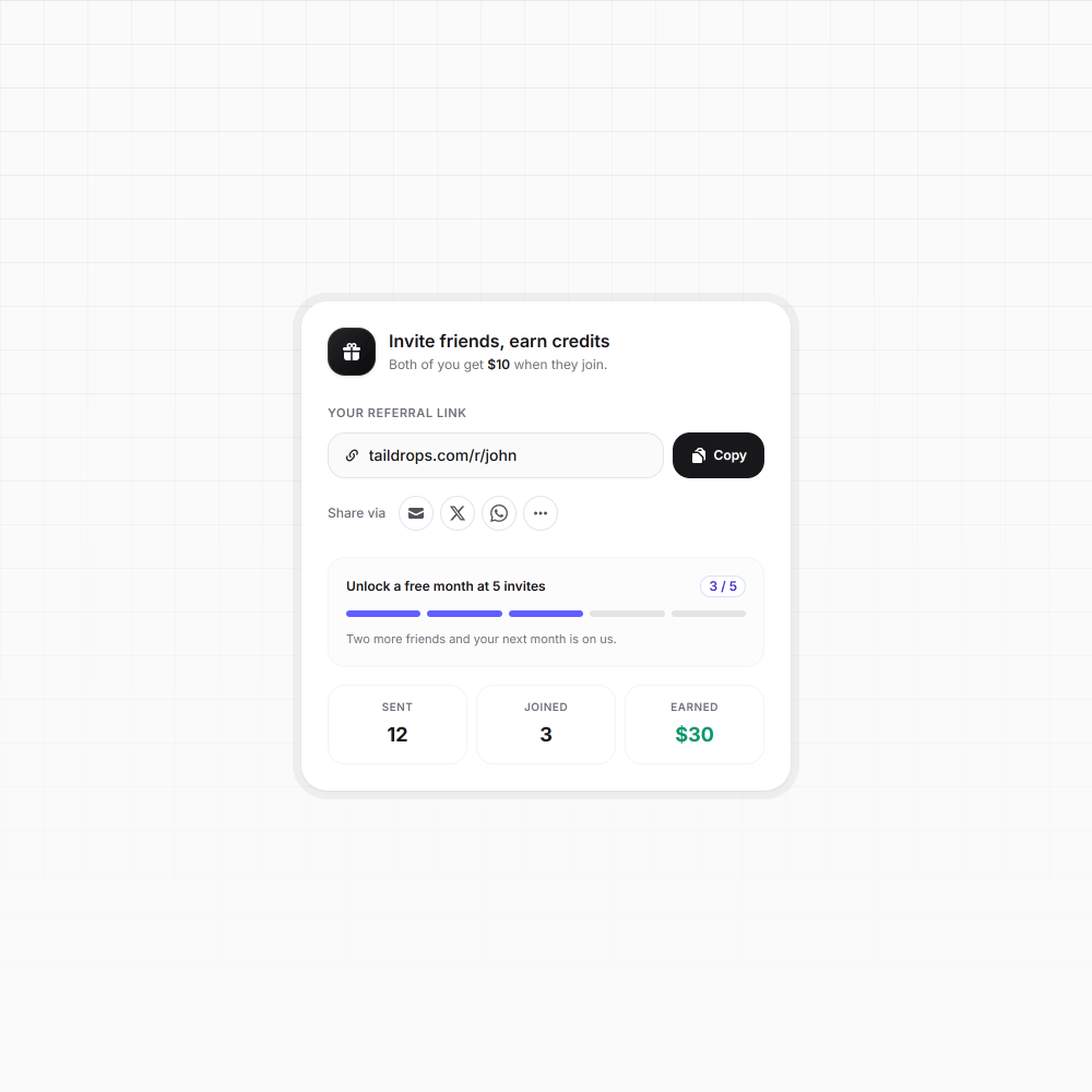 Referral Card