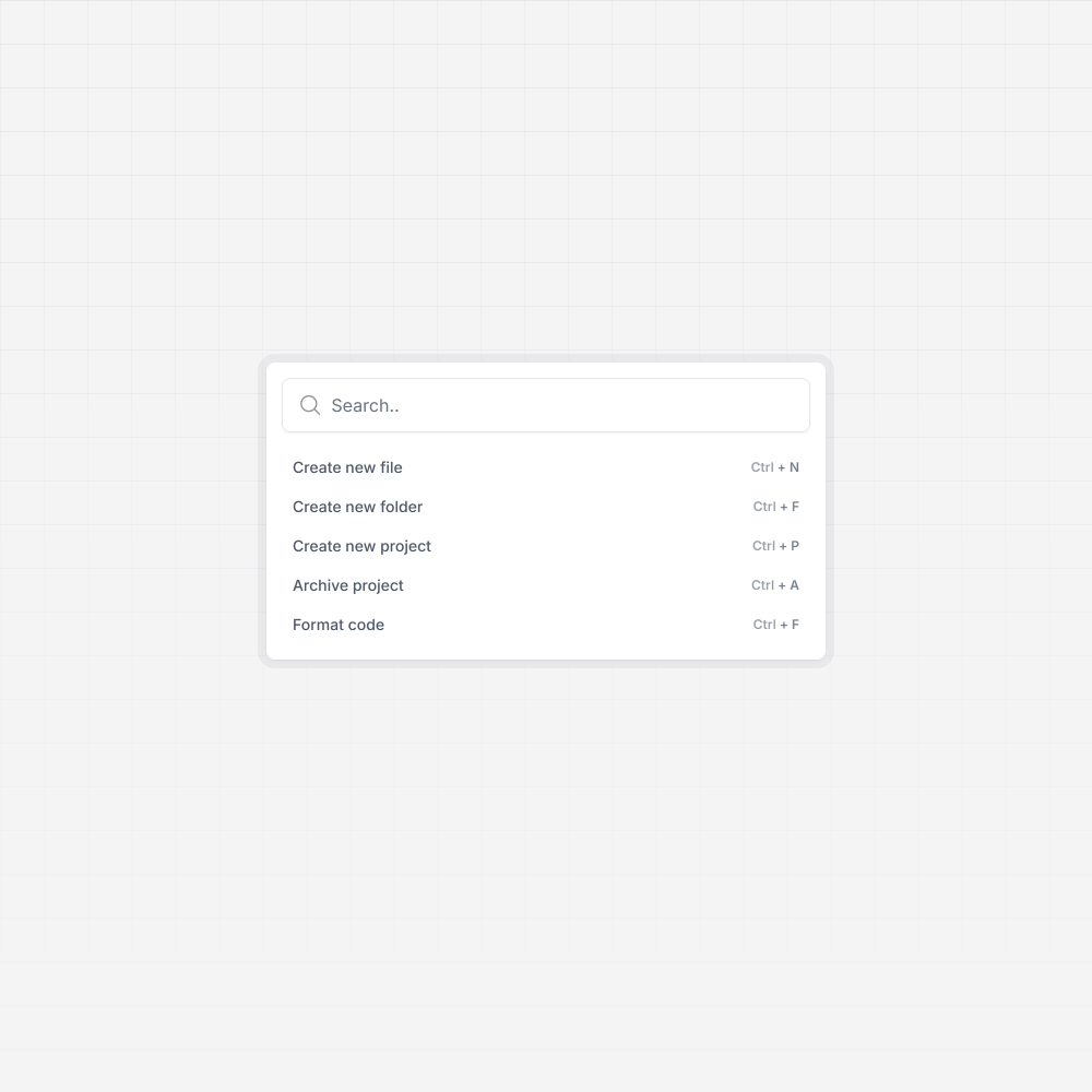 Command Palette