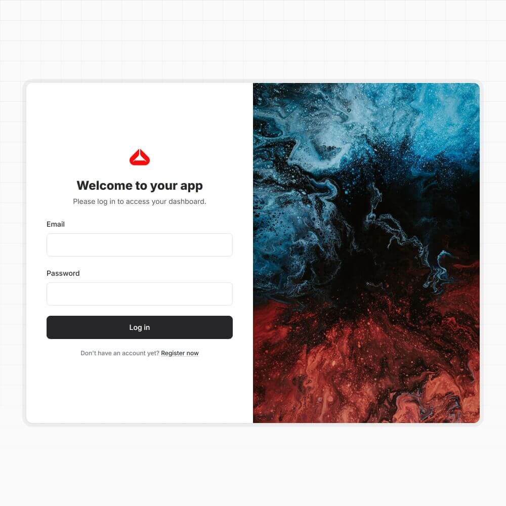 Login Box with Image