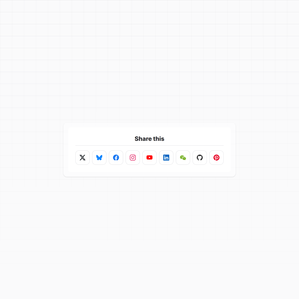 Social Media Buttons 2