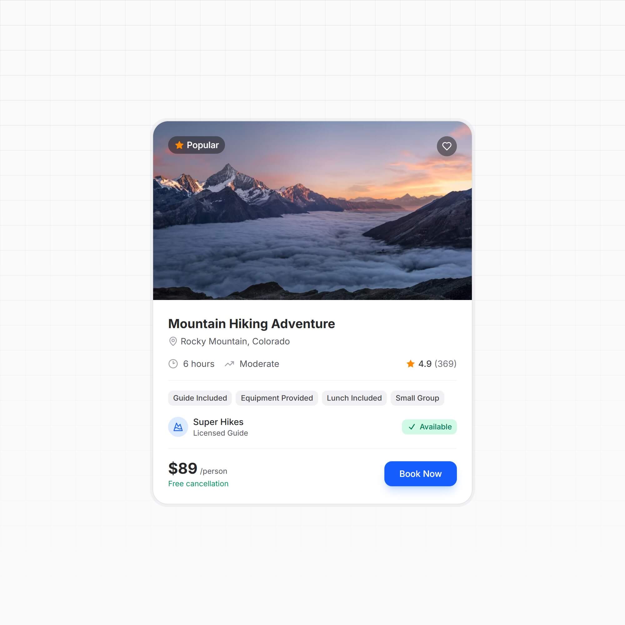 Experience Card