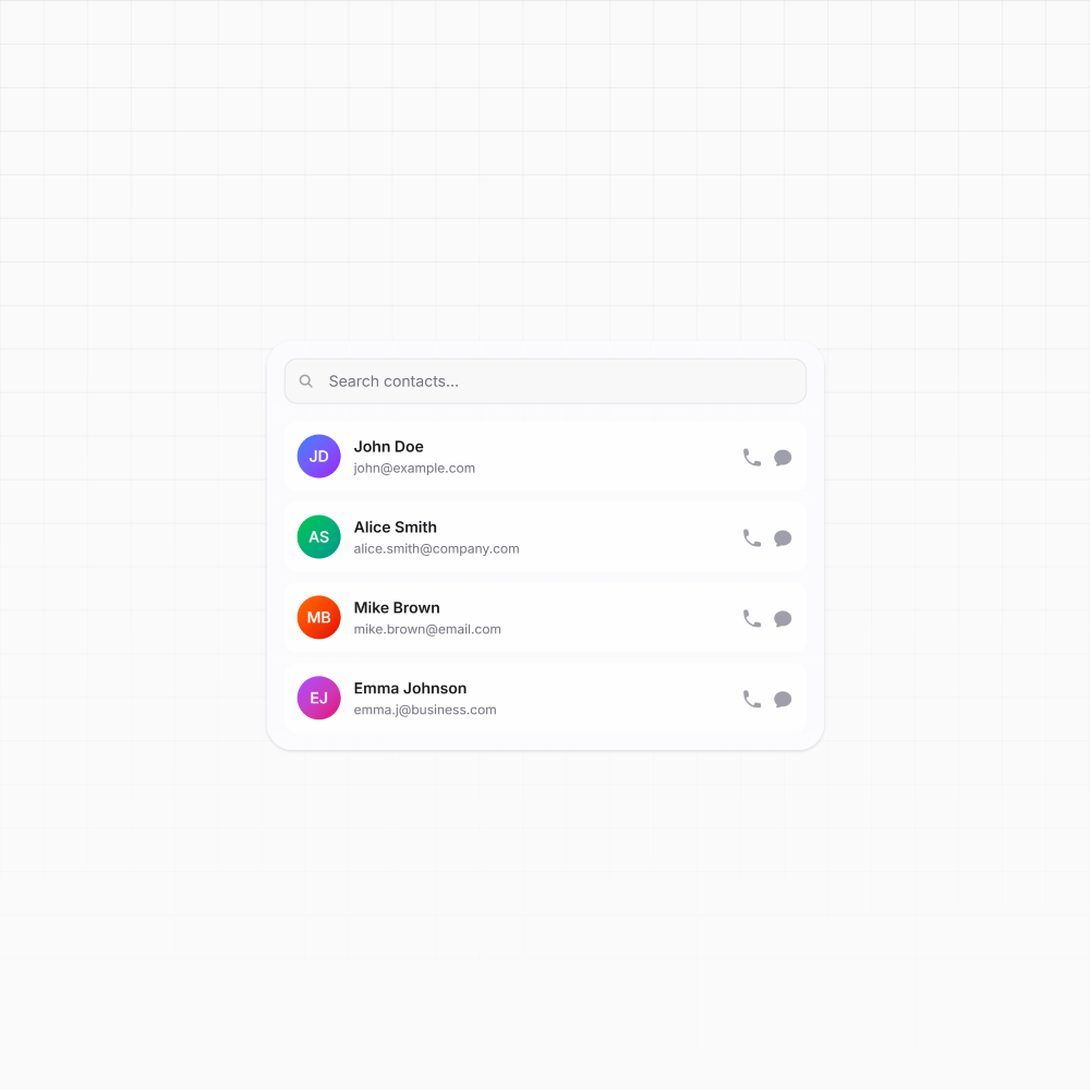 Contact List